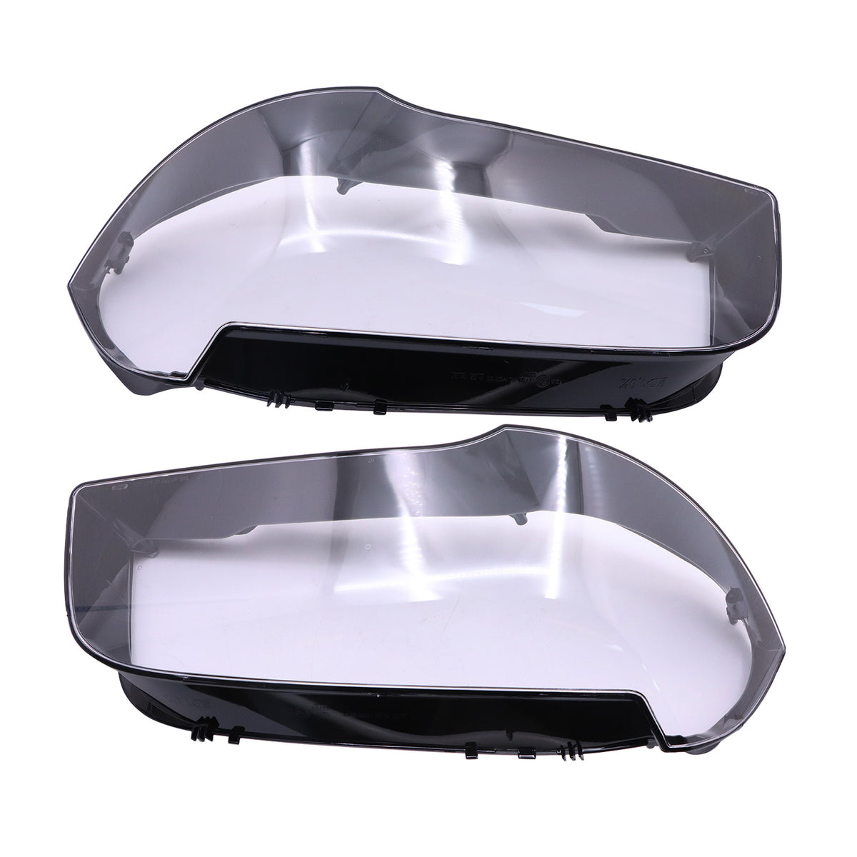 For BMW 2004-2010 X3 E83 xDrive30i Black Housing 2x Headlight Lens Cover Shell