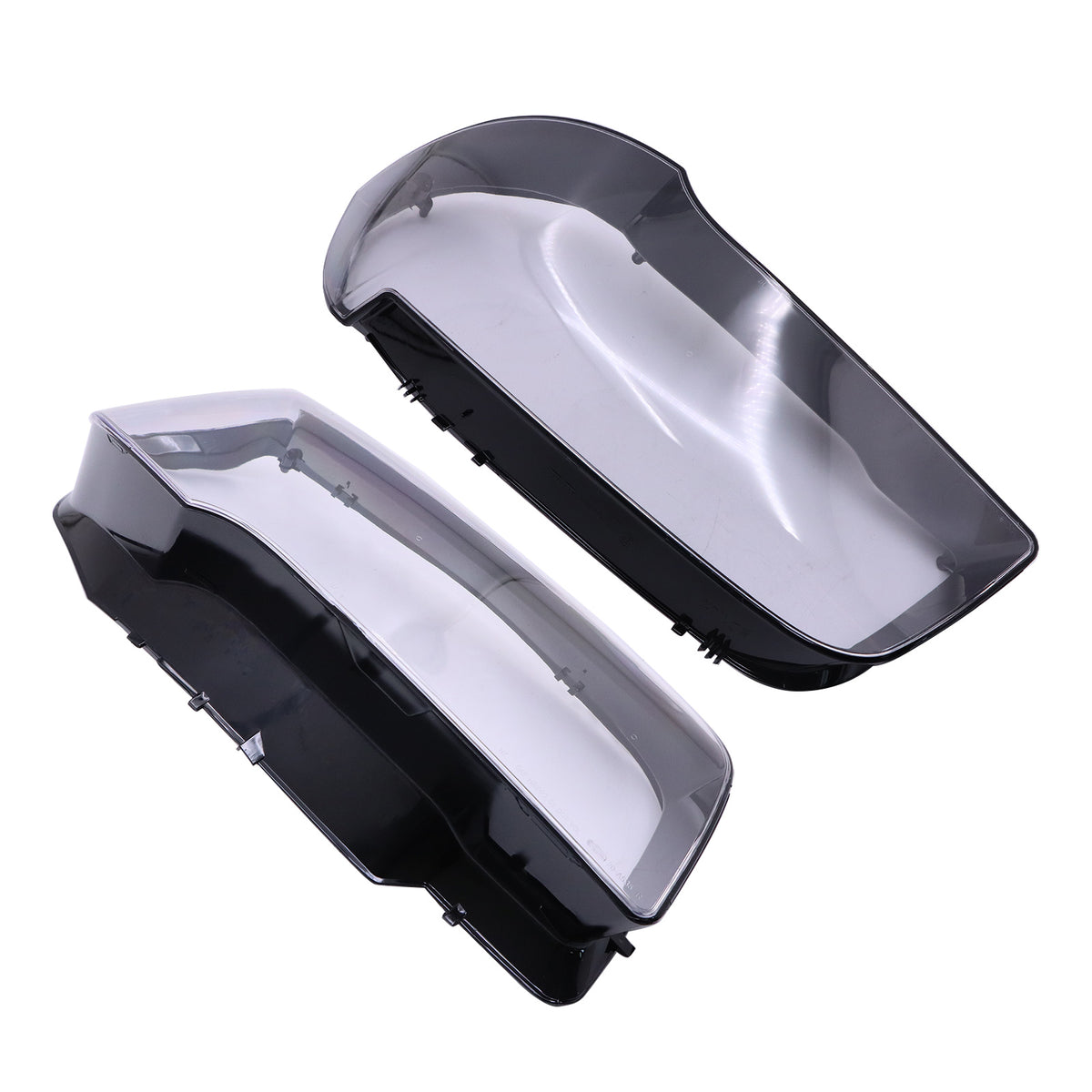 For BMW 2004-2010 X3 E83 xDrive30i Black Housing 2x Headlight Lens Cover Shell