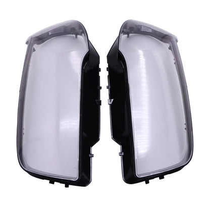 For BMW 2004-2010 X3 E83 xDrive30i Black Housing 2x Headlight Lens Cover Shell