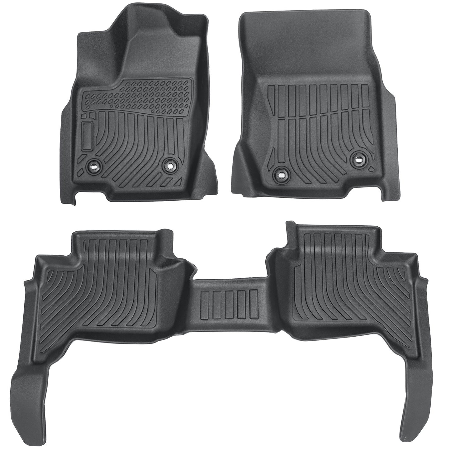 Floor Mats Liners Front & Rear Set of 3 For 2024 2025 Toyota Land Cruiser TPE