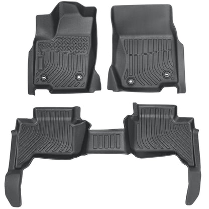 Floor Mats Liners Front & Rear Set of 3 For 2024 2025 Toyota Land Cruiser TPE