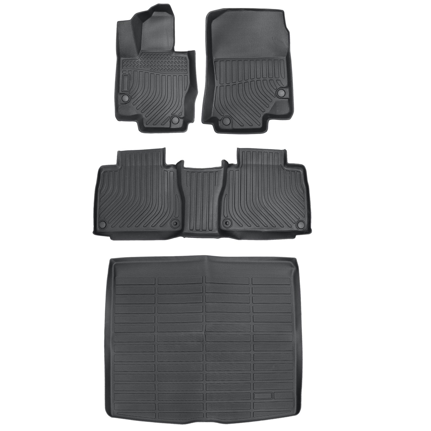 New Floor Mats & Trunk Cargo Liner TPE For 2020 Mercedes-Benz GLE 53 AMG Black
