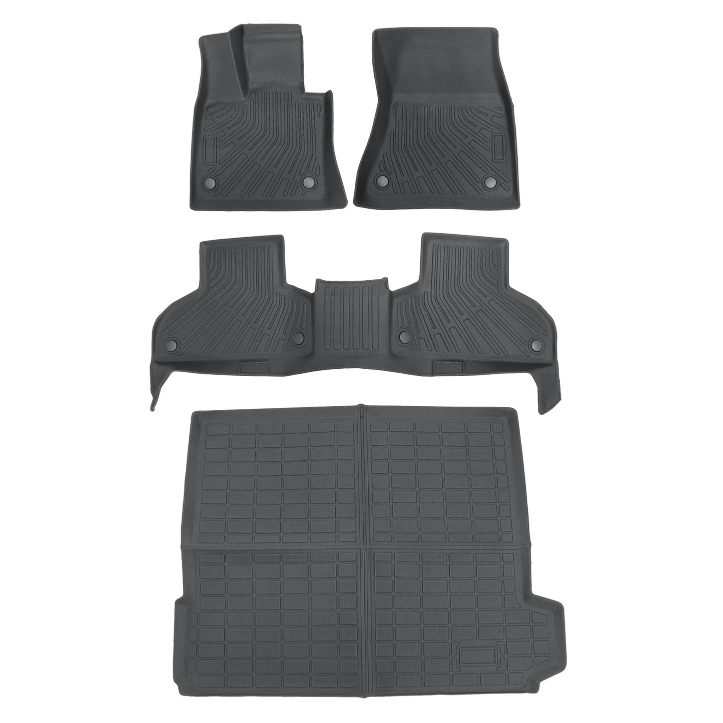 Floor Mats Trunk & Cargo Liner All Weather TPE For 2014-2018 BMW X5 (F15) NEW