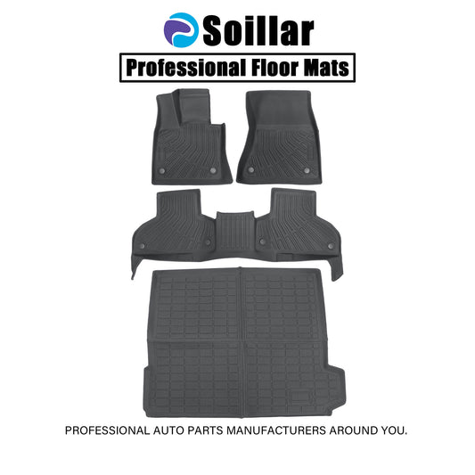 Floor Mats Trunk & Cargo Liner All Weather TPE For 2014-2018 BMW X5 (F15) NEW