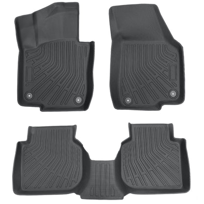 Floor Mats Liner For 2012-2022 Volkswagen Passat 4-Door Front-Rear All Weather