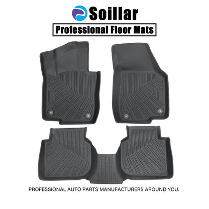 Floor Mats Liner For 2012-2022 Volkswagen Passat 4-Door Front-Rear All Weather