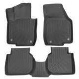 Floor Mats Liner For 2012-2022 Volkswagen Passat 4-Door Front-Rear All Weather