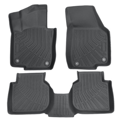 Floor Mats Liner For 2012-2022 Volkswagen Passat 4-Door Front-Rear All Weather
