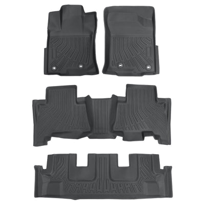 TPE Floor Mats All Weather Fits 2014-2023 Lexus GX460 4-Door Floor Liners Black