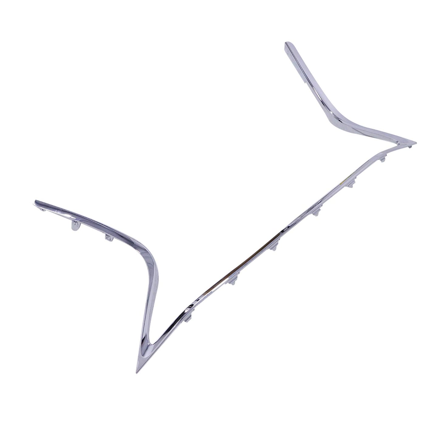 Bumper Upper+Lower Grille Fog Light Trim Chrome Fit 2013-2015 Lexus ES350 ES300H
