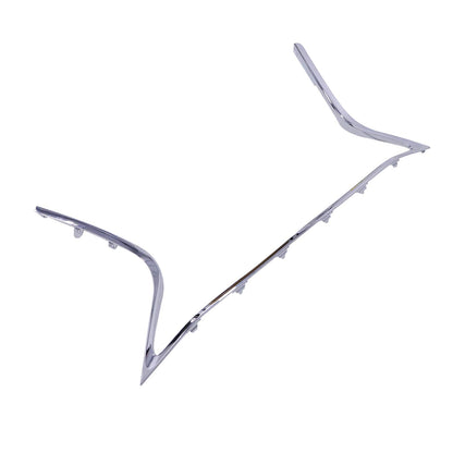 Bumper Upper+Lower Grille Fog Light Trim Chrome Fit 2013-2015 Lexus ES350 ES300H