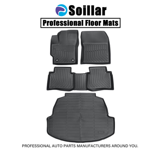 TPE Floor Mats Liners+Trunk Cargo Liner For 2020-2025 Toyota Corolla All-Weather