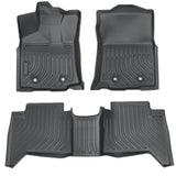 Floor Mats Liner For 2016-2023 Toyota Tacoma Double Cab Automatic 4-Door TPE 3x