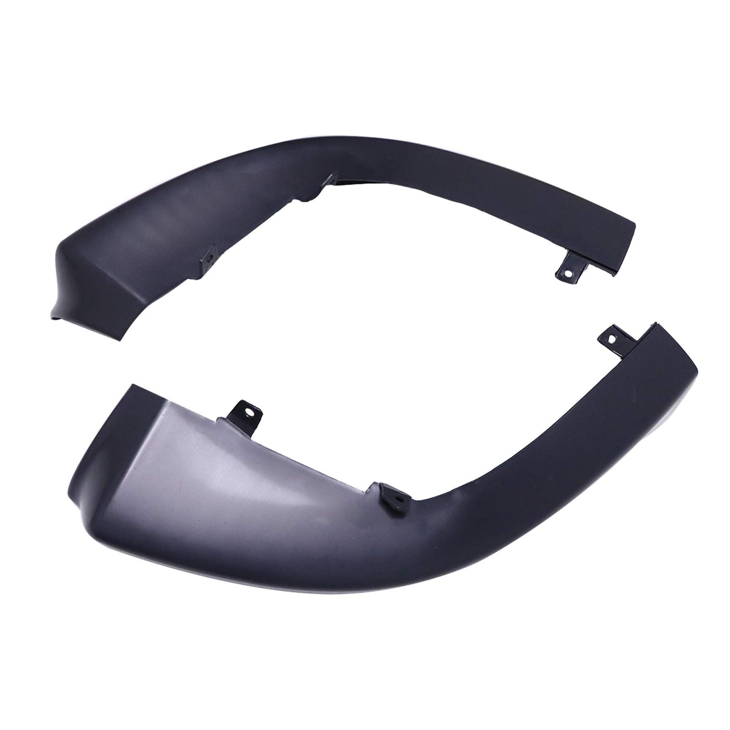 2x Valance Black Front Driver & Passenger Side For 2008-2015 Mitsubishi Lancer 6512A163WA 6512A164XA 6512A164WA
