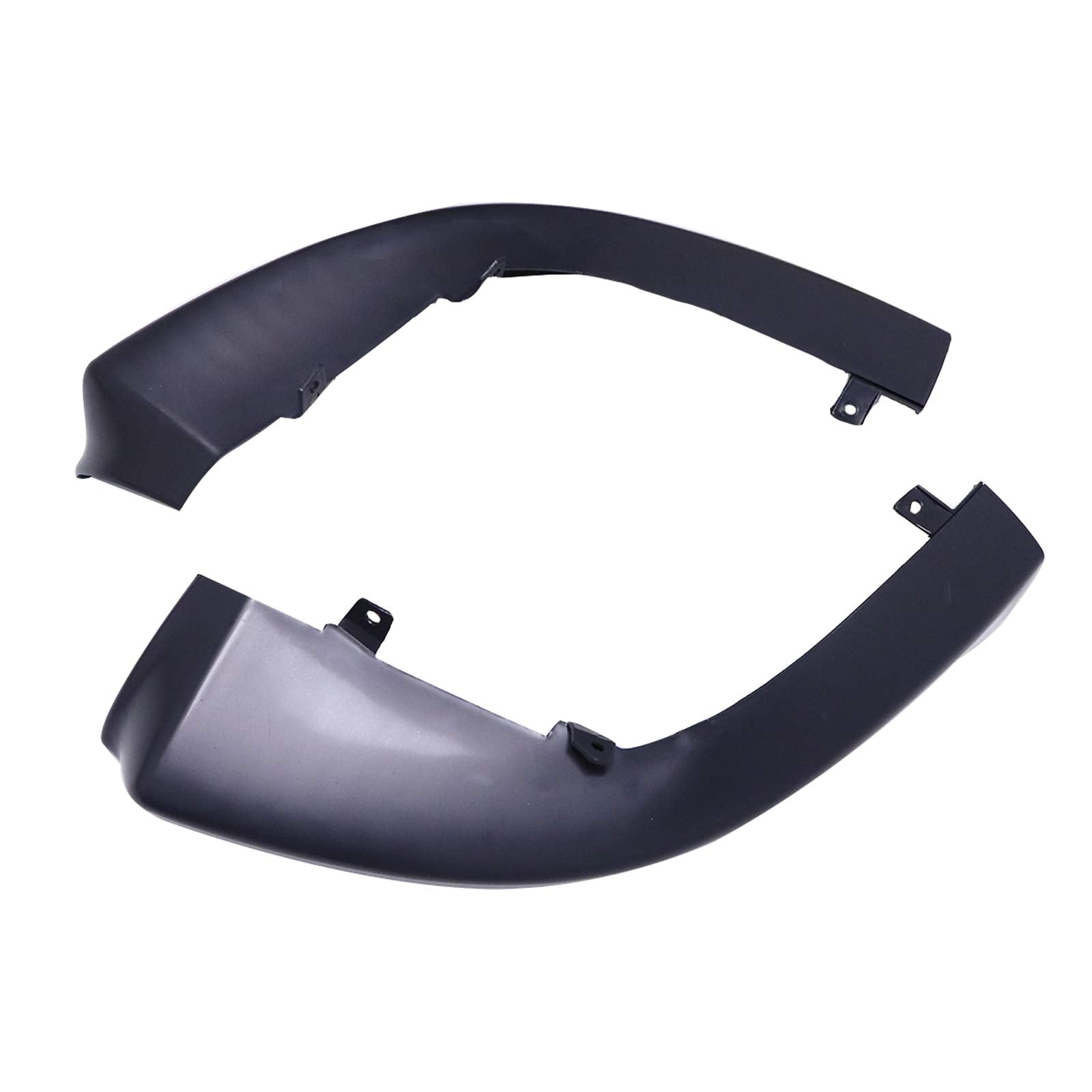 2x Valance Black Front Driver & Passenger Side For 2008-2015 Mitsubishi Lancer 6512A163WA 6512A164XA 6512A164WA