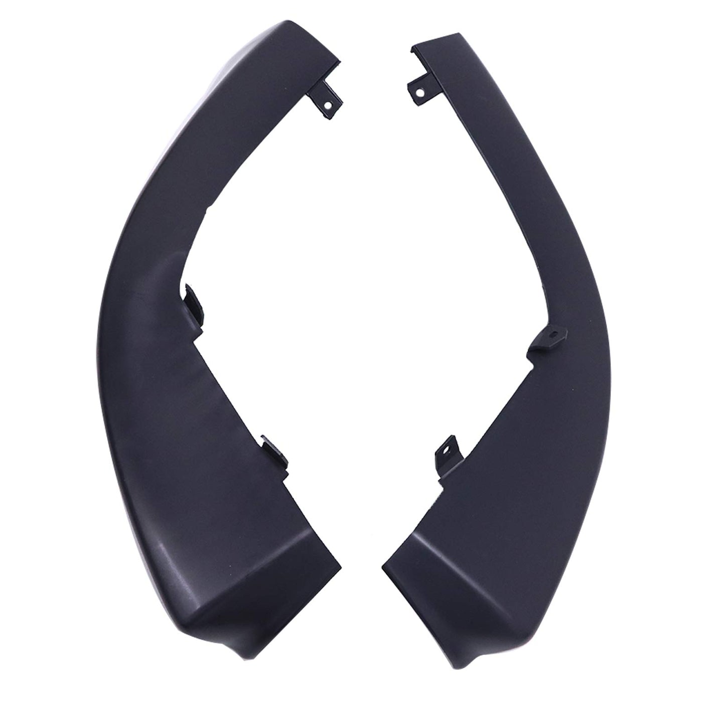 2x Valance Black Front Driver & Passenger Side For 2008-2015 Mitsubishi Lancer 6512A163WA 6512A164XA 6512A164WA
