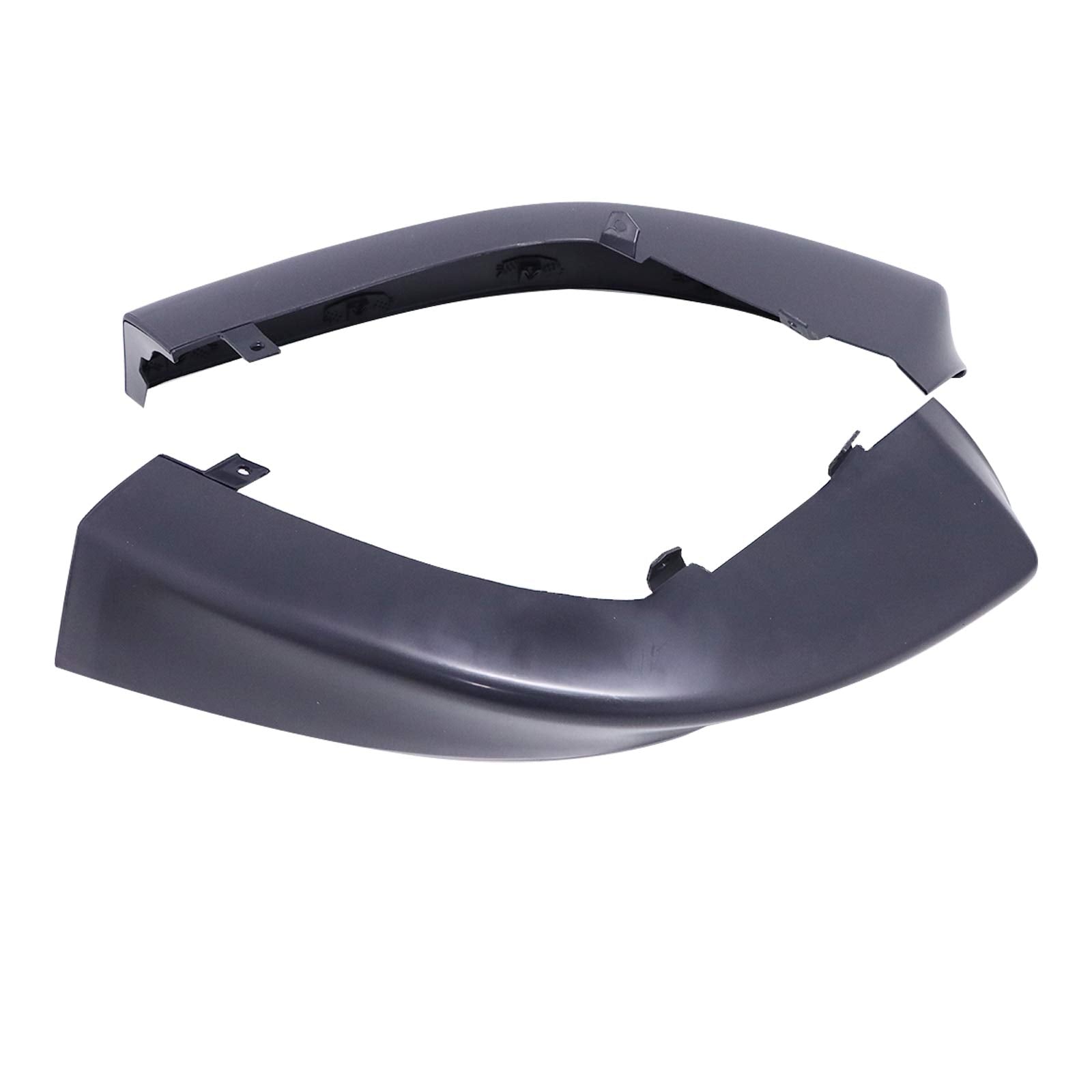 2x Valance Black Front Driver & Passenger Side For 2008-2015 Mitsubishi Lancer 6512A163WA 6512A164XA 6512A164WA
