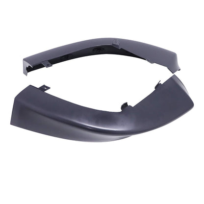 2x Valance Black Front Driver & Passenger Side For 2008-2015 Mitsubishi Lancer 6512A163WA 6512A164XA 6512A164WA