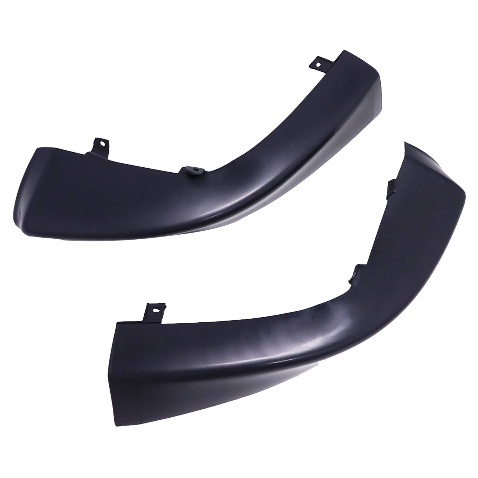 2x Valance Black Front Driver & Passenger Side For 2008-2015 Mitsubishi Lancer 6512A163WA 6512A164XA 6512A164WA