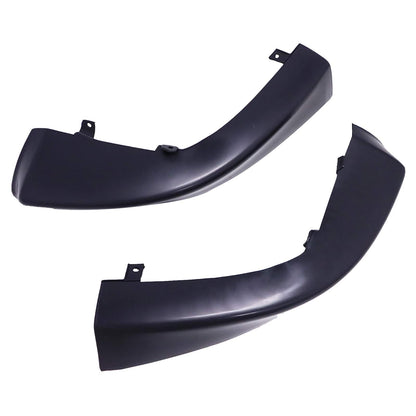 2x Valance Black Front Driver & Passenger Side For 2008-2015 Mitsubishi Lancer 6512A163WA 6512A164XA 6512A164WA