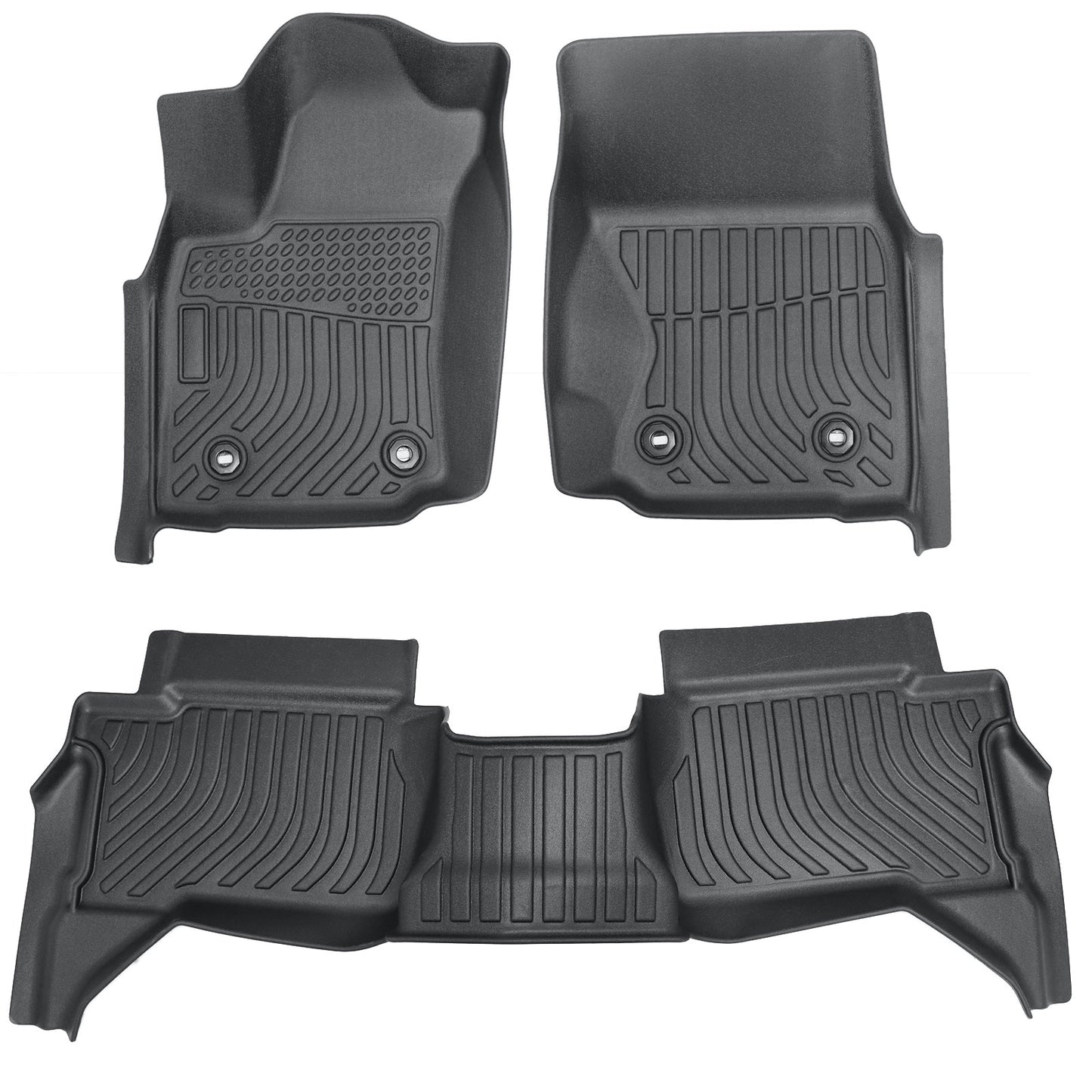 Floor Mats For Toyota Tacoma 2024 2025 2026 Auto Tran 1st&2nd Row Floor Liner