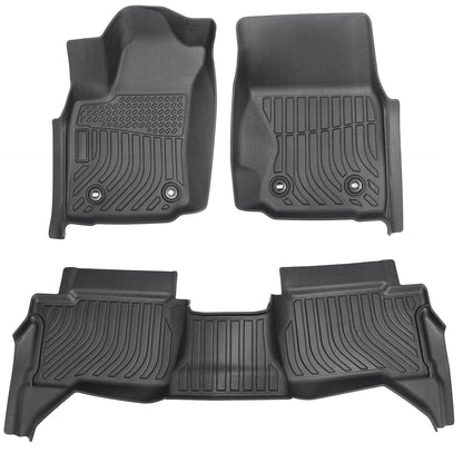 Floor Mats For Toyota Tacoma 2024 2025 2026 Auto Tran 1st&2nd Row Floor Liner
