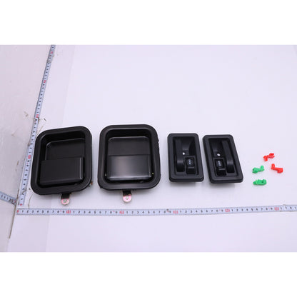 New for 1997-2004 Jeep Wrangler Door Handle Black Inside & Outside Kit Set of 4