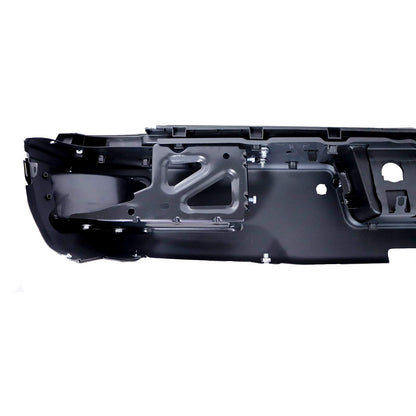 Fit 2014-2018 Chevy Silverado GMC Sierra 1500 Black Rear Bumper w/ Sensor Hole