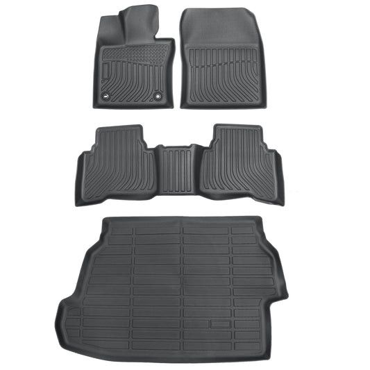 TPE Front & 2nd Floor Mats+Trunk Cargo Liner For 2023 2024 2025 Toyota Prius LE