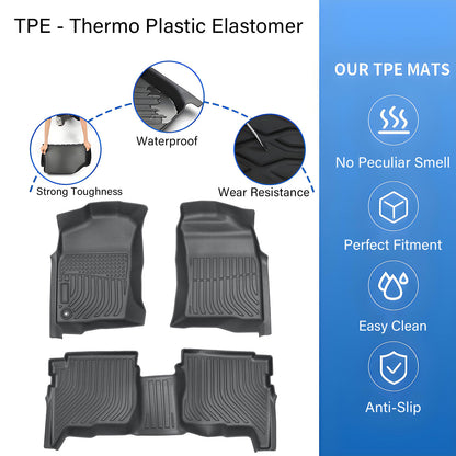 Floor Mats Liner For 1996-2002 Toyota 4Runner 4Door Front & Rear All Weather TPE