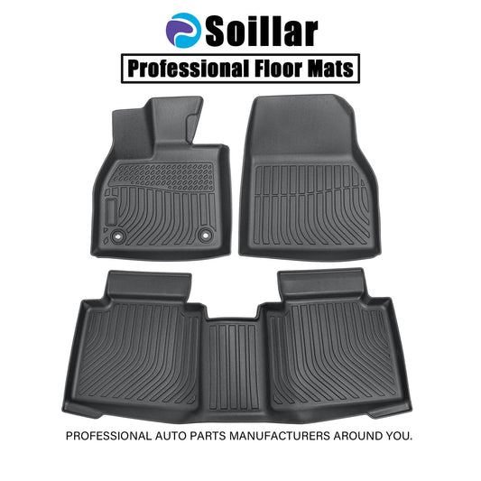 Floor Mats Liner For 2023-2025 Subaru Solterra Toyota bZ4X 4Door TPE All Weather