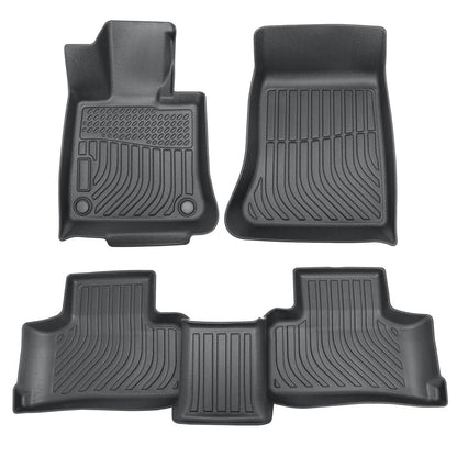 Floor Mats Liner For 2023 2024 2025 Mercedes-Benz GLC GLC300 All Weather TPE 3D