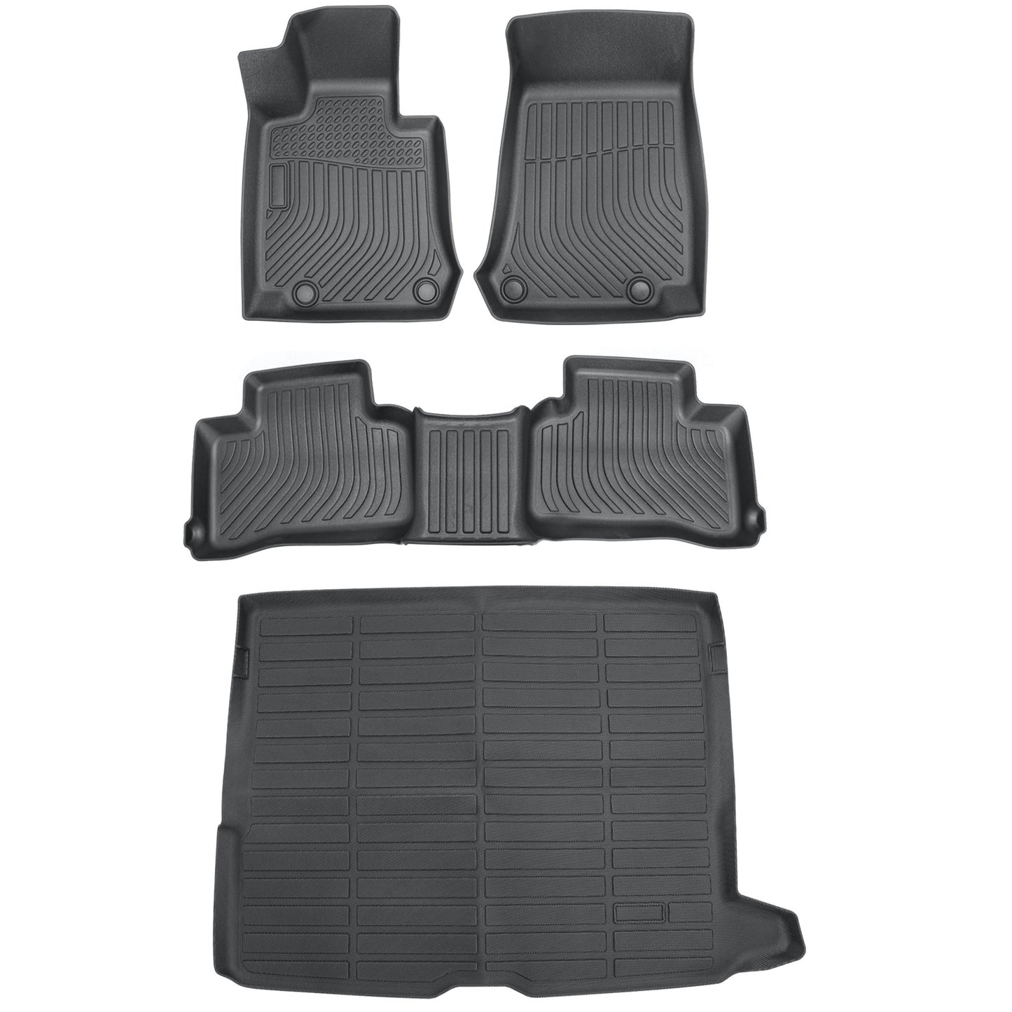 TPE For 2016 2017 2018 Mercedes-Benz GLC Class Floor Mats & Trunk Cargo Liners