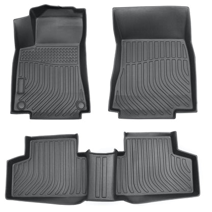 For 2020-2025 Mercedes-Benz GLB Class Front&Rear TPE Floor Mats Liner Waterproof