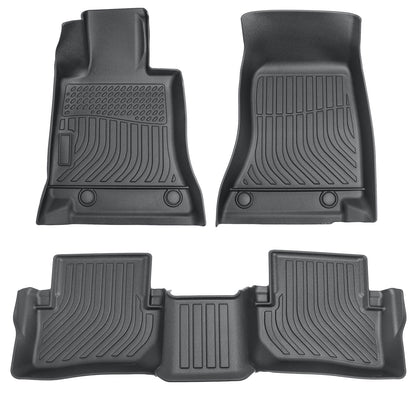 Floor Mats Liner For 2022-2025 Mercedes-Benz C-Class W206 Sedan 4Door Front-Rear