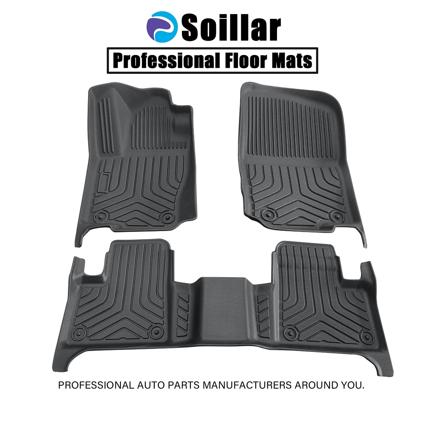 Floor Mats Liner For Mercedes-Benz 2016-2019 GLE Class C292 TPE All Weather New