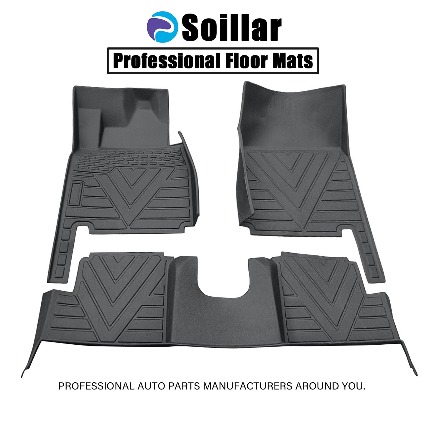 Floor Mats Liner Set For 1999-2018 Mercedes-Benz G Class W463 TPE Waterproof New