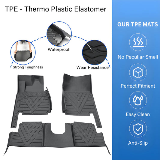 Floor Mats Liner Set For 1999-2018 Mercedes-Benz G Class W463 TPE Waterproof New
