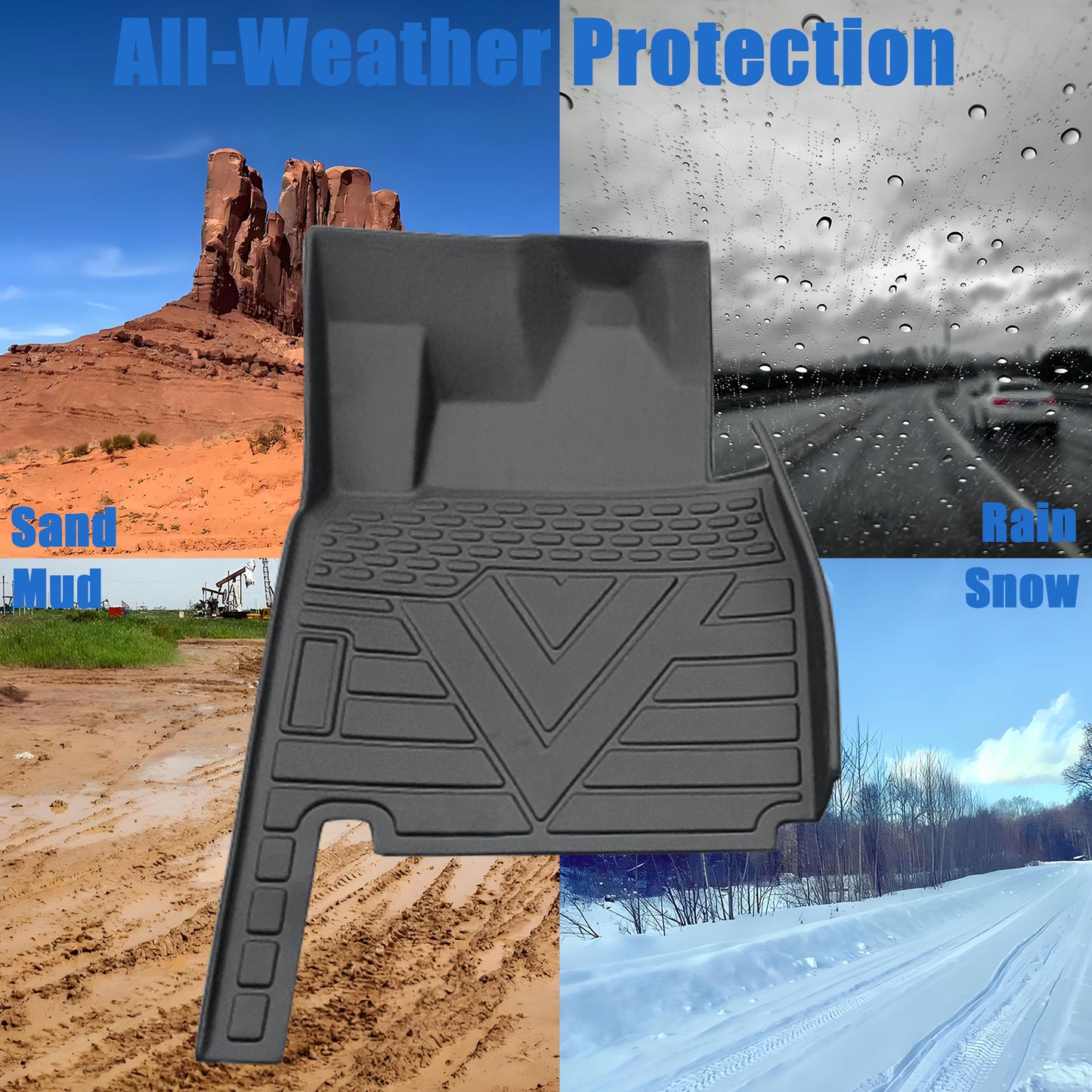 Floor Mats Liner Set For 1999-2018 Mercedes-Benz G Class W463 TPE Waterproof New