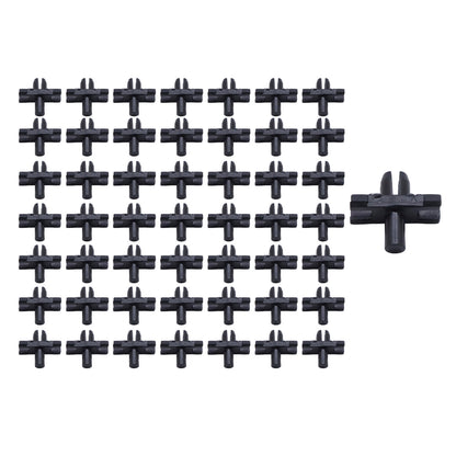 For BMW E10 1602 2002 2002tii Nylon Body Side Moulding Retainer Clips 50x 6.3mm