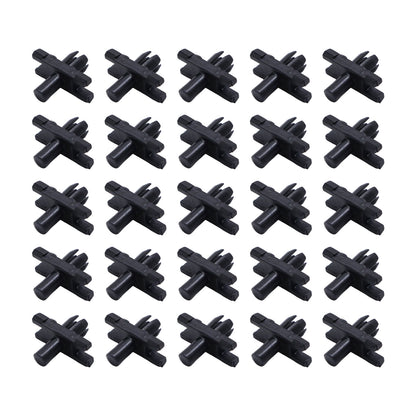 For BMW E10 1602 2002 2002tii Nylon Body Side Moulding Retainer Clips 50x 6.3mm