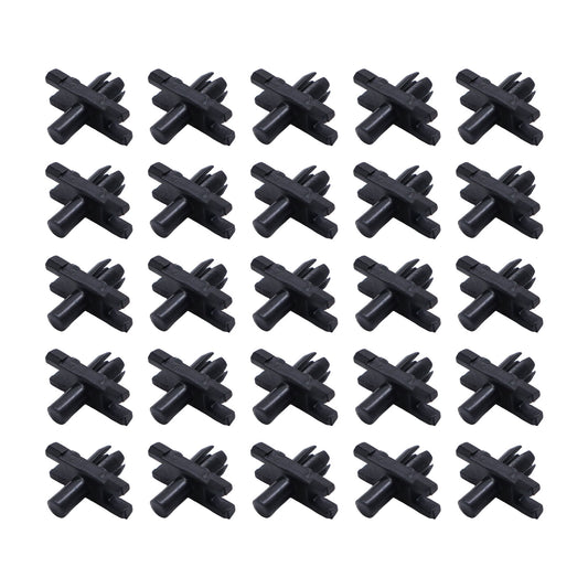 For BMW E10 1602 2002 2002tii Nylon Body Side Moulding Retainer Clips 50x 6.3mm