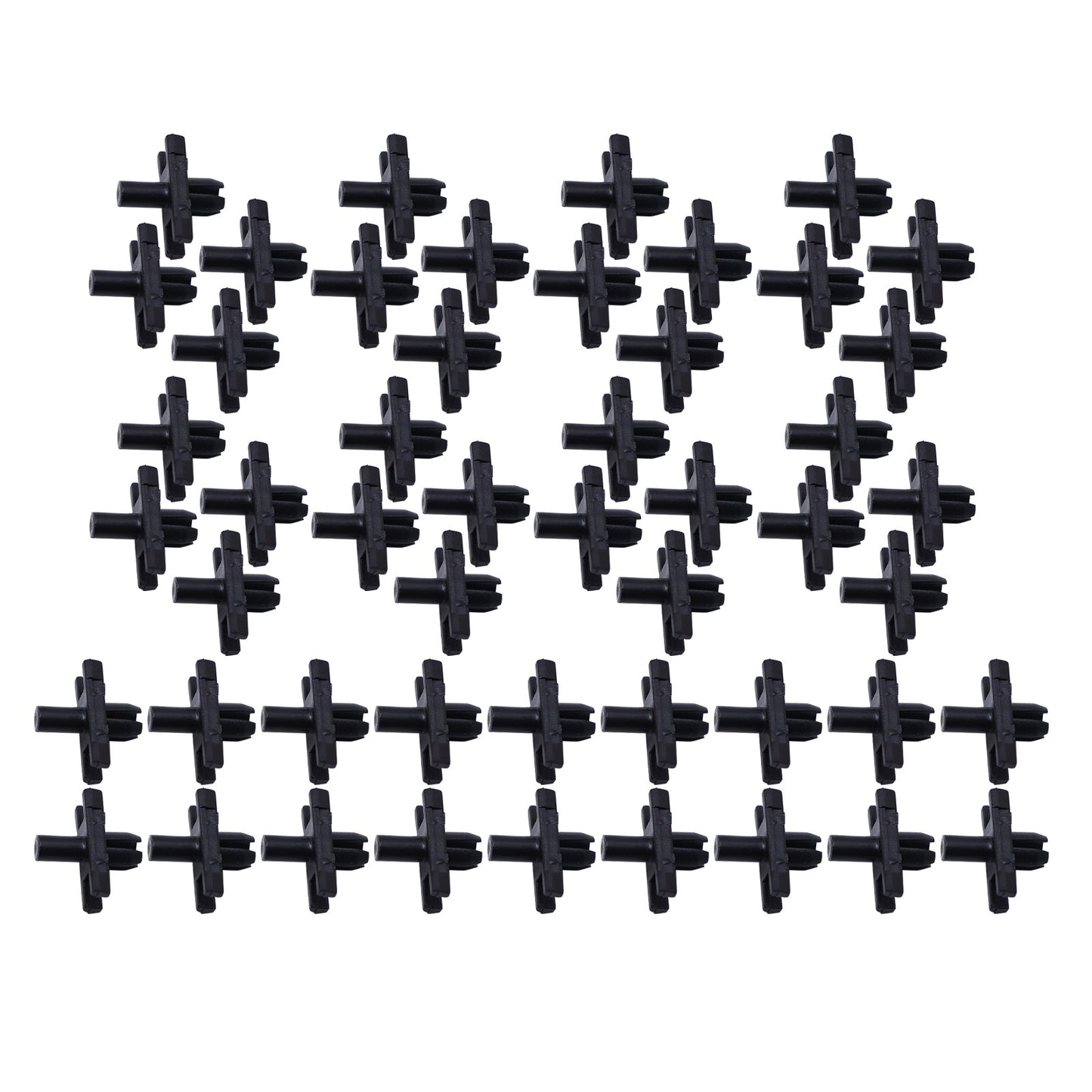 For BMW E10 1602 2002 2002tii Nylon Body Side Moulding Retainer Clips 50x 6.3mm