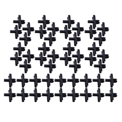 For BMW E10 1602 2002 2002tii Nylon Body Side Moulding Retainer Clips 50x 6.3mm