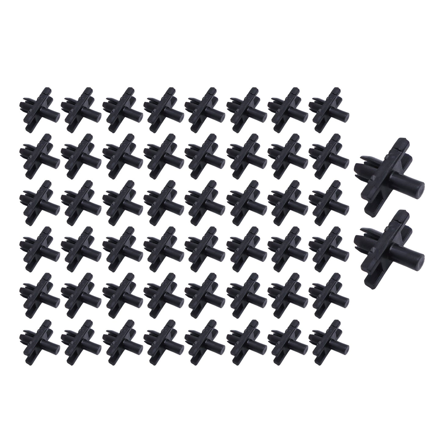 For BMW E10 1602 2002 2002tii Nylon Body Side Moulding Retainer Clips 50x 6.3mm