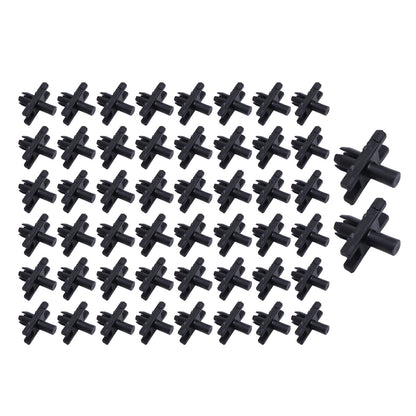For BMW E10 1602 2002 2002tii Nylon Body Side Moulding Retainer Clips 50x 6.3mm