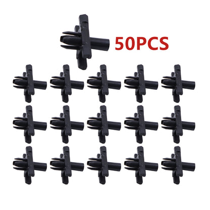 For BMW E10 1602 2002 2002tii Nylon Body Side Moulding Retainer Clips 50x 6.3mm