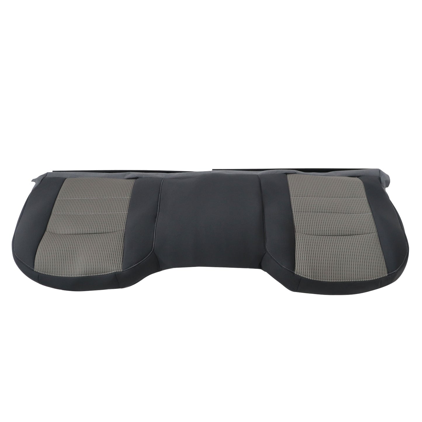 2009-2012 For Dodge Ram 1500 Rear Bench Bottom & Top & Headrest Seat Cover Gray