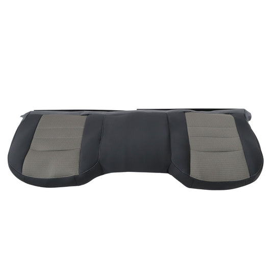 2009-2012 For Dodge Ram 1500 Rear Bench Bottom & Top & Headrest Seat Cover Gray