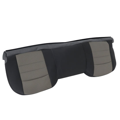2009-2012 For Dodge Ram 1500 Rear Bench Bottom & Top & Headrest Seat Cover Gray